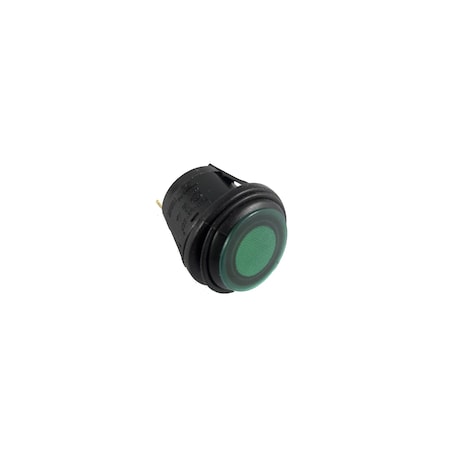 Race Sport Waterproof 12V/12A Led Rocker Switch (Green) RS-WP12A-G